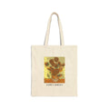 Sunflowers Pixel Art Tote Bag — Famous Artwork Canvas Tote