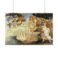 The Birth of Venus Pixel-Style Rolled Art Print