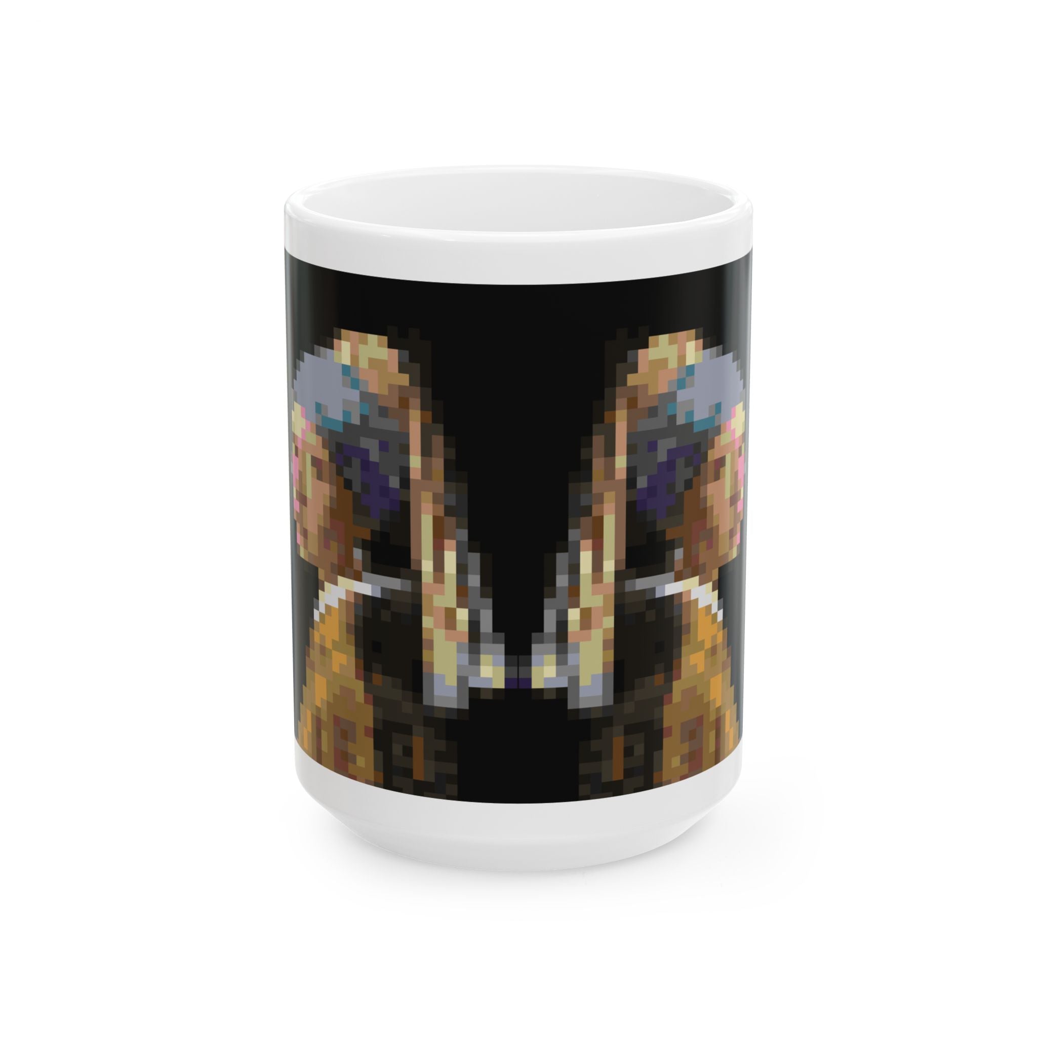 Girl with a Pearl Earring Pixel-Style Ceramic Mug (11oz/15oz)