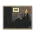 Whistler's Mother Pixel-Style Matte Canvas Print