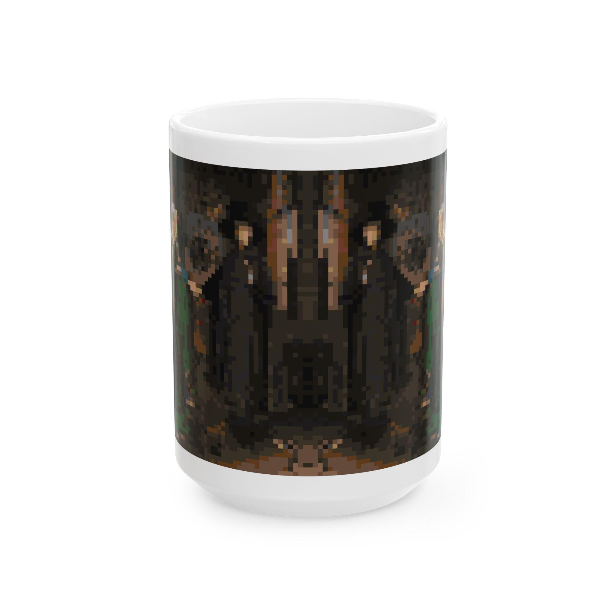 The Arnolfini Portrait Pixel-Style Ceramic Mug (11oz/15oz)