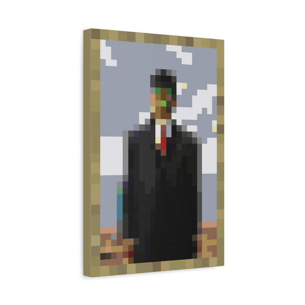 The Son of Man Pixel-Style Matte Canvas Print
