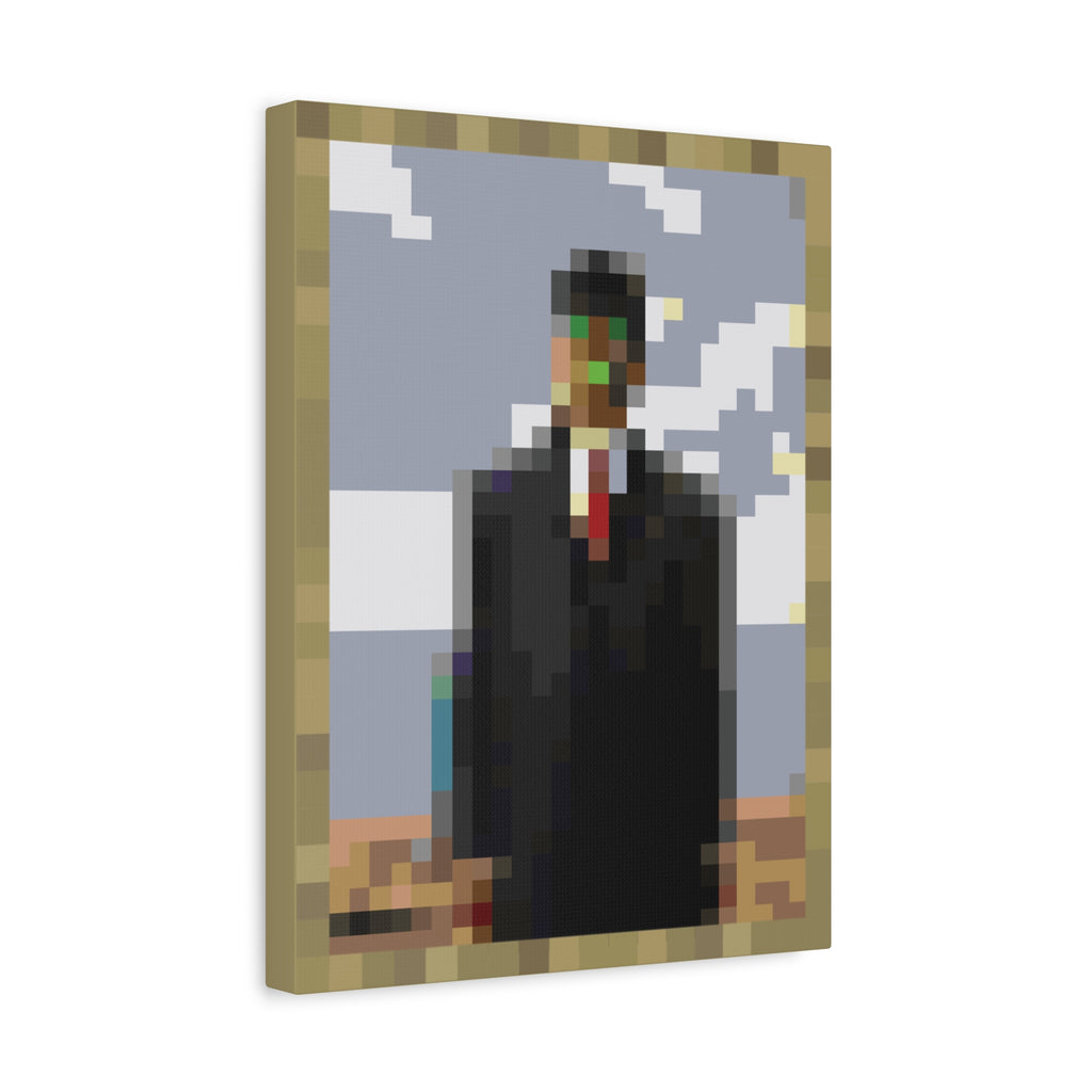 The Son of Man Pixel-Style Matte Canvas Print