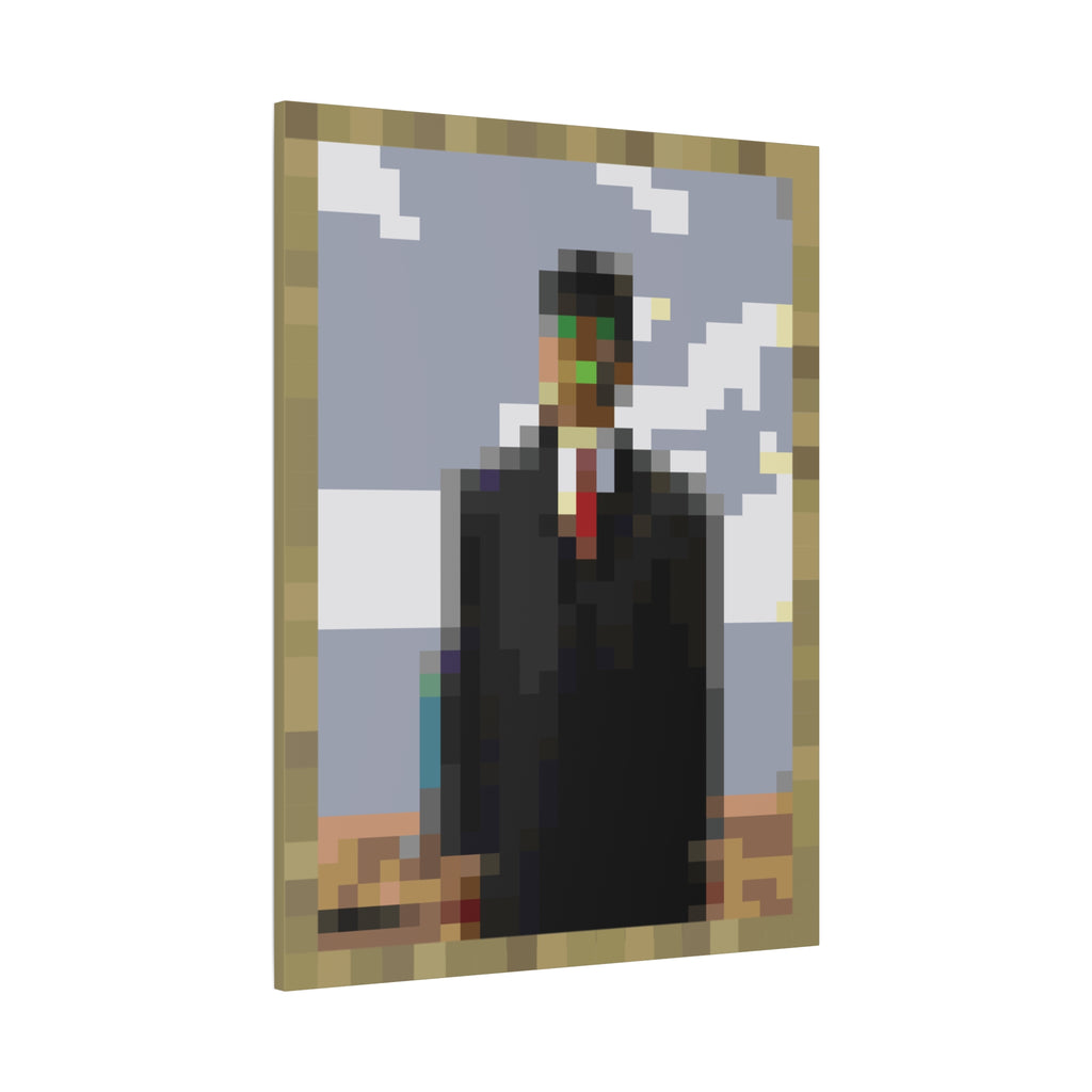 The Son of Man Pixel-Style Matte Canvas Print