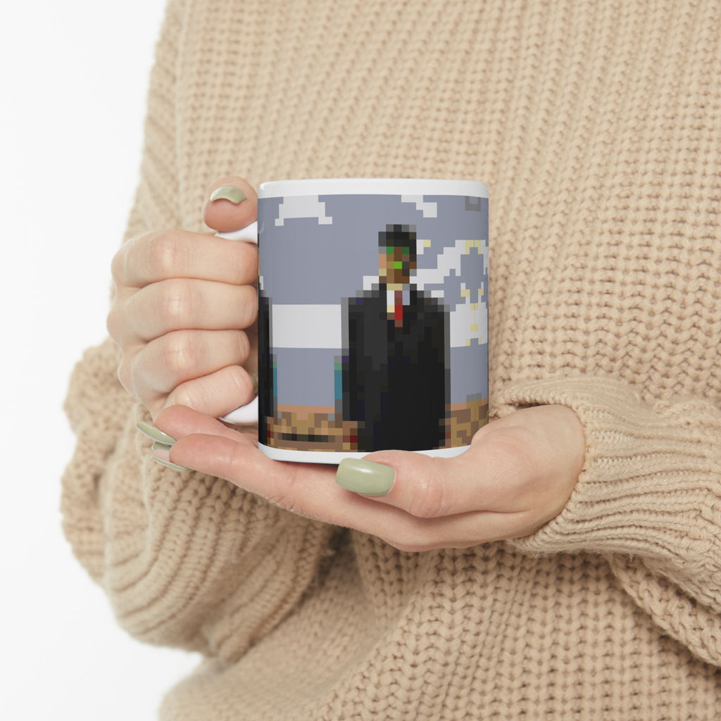 The Son of Man Pixel-Style Ceramic Mug (11oz/15oz)