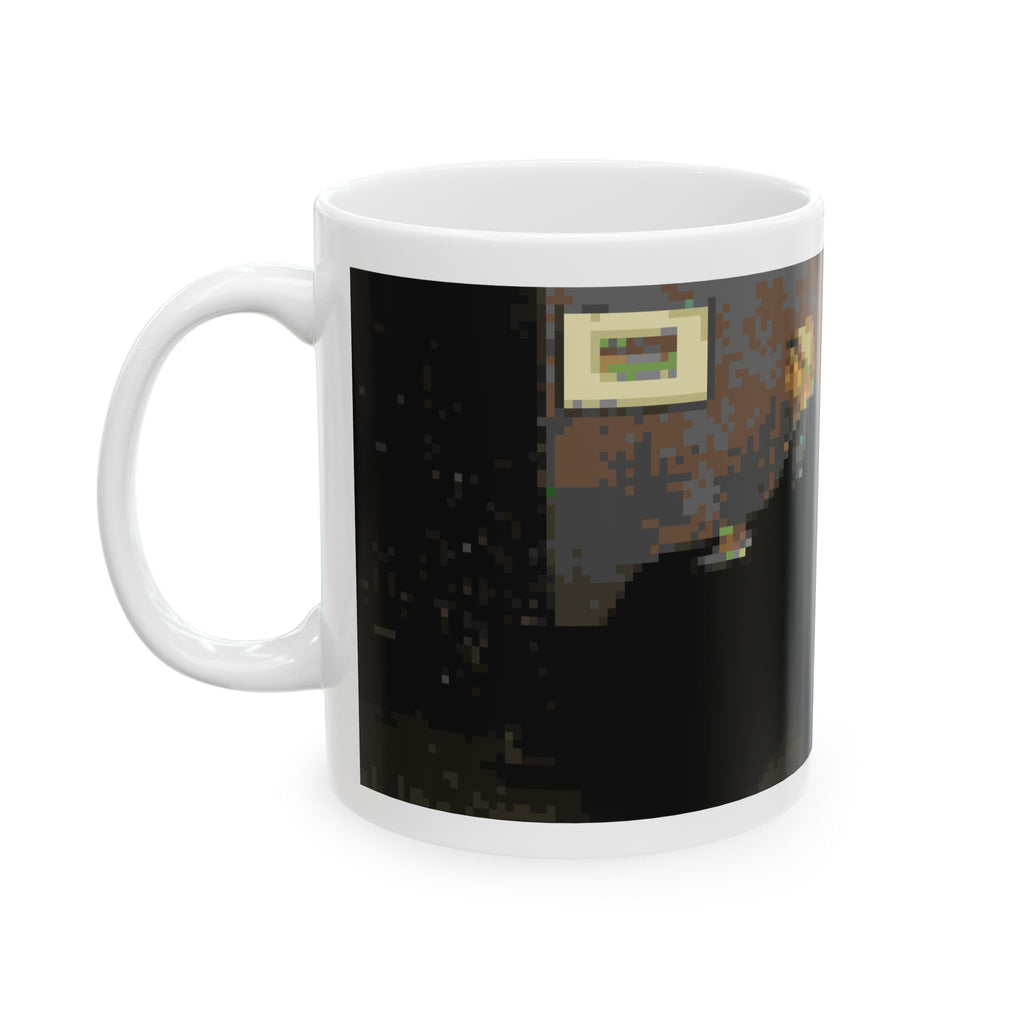 Whistler's Mother Pixel-Style Ceramic Mug (11oz/15oz)