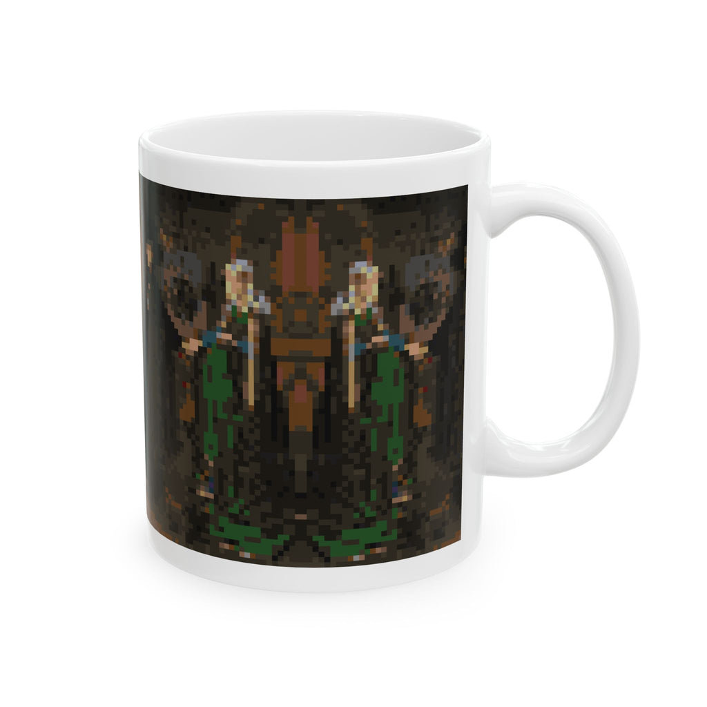 The Arnolfini Portrait Pixel-Style Ceramic Mug (11oz/15oz)