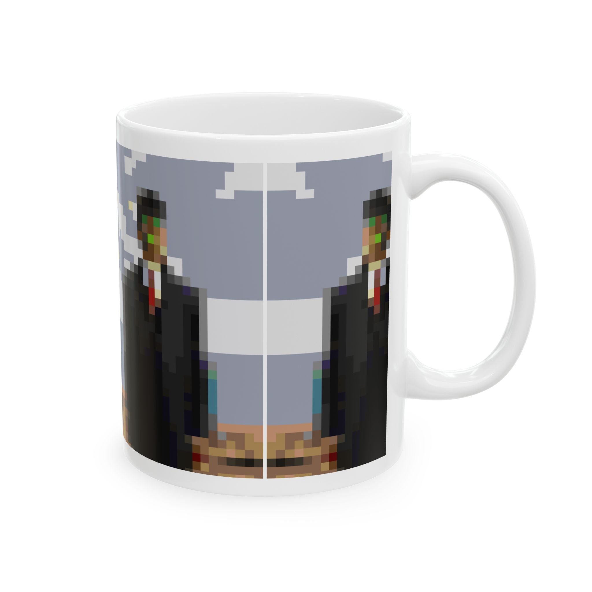 The Son of Man Pixel-Style Ceramic Mug (11oz/15oz)