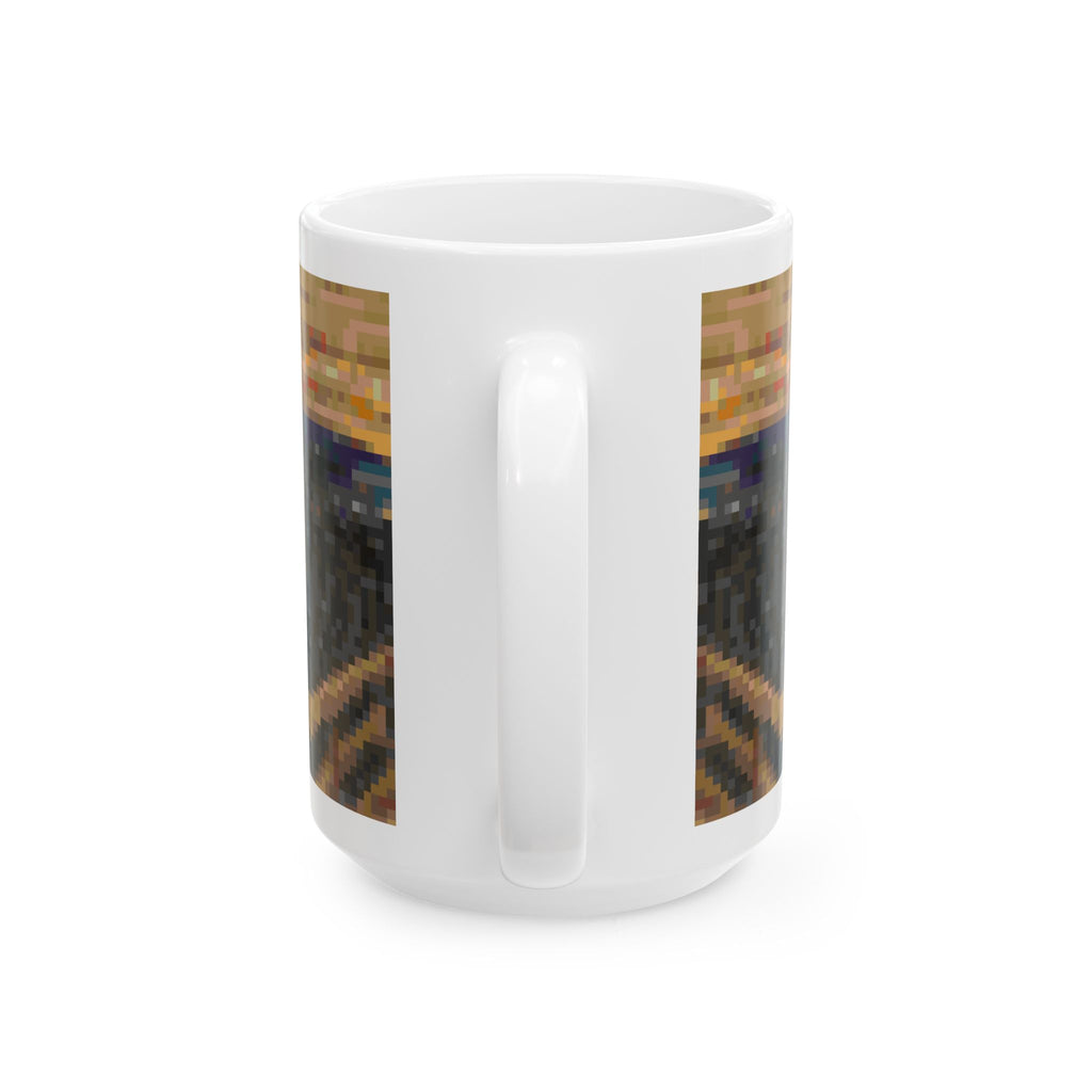 The Scream Pixel-Style Ceramic Mug (11oz/15oz)