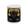 Mona Lisa Pixel-Style Ceramic Mug (11oz/15oz)
