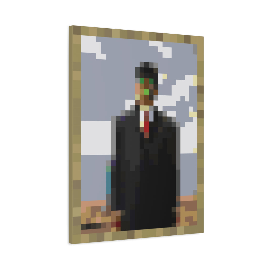 The Son of Man Pixel-Style Matte Canvas Print