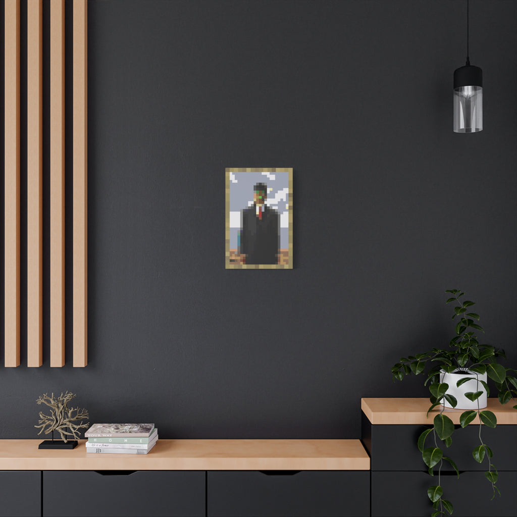 The Son of Man Pixel-Style Matte Canvas Print