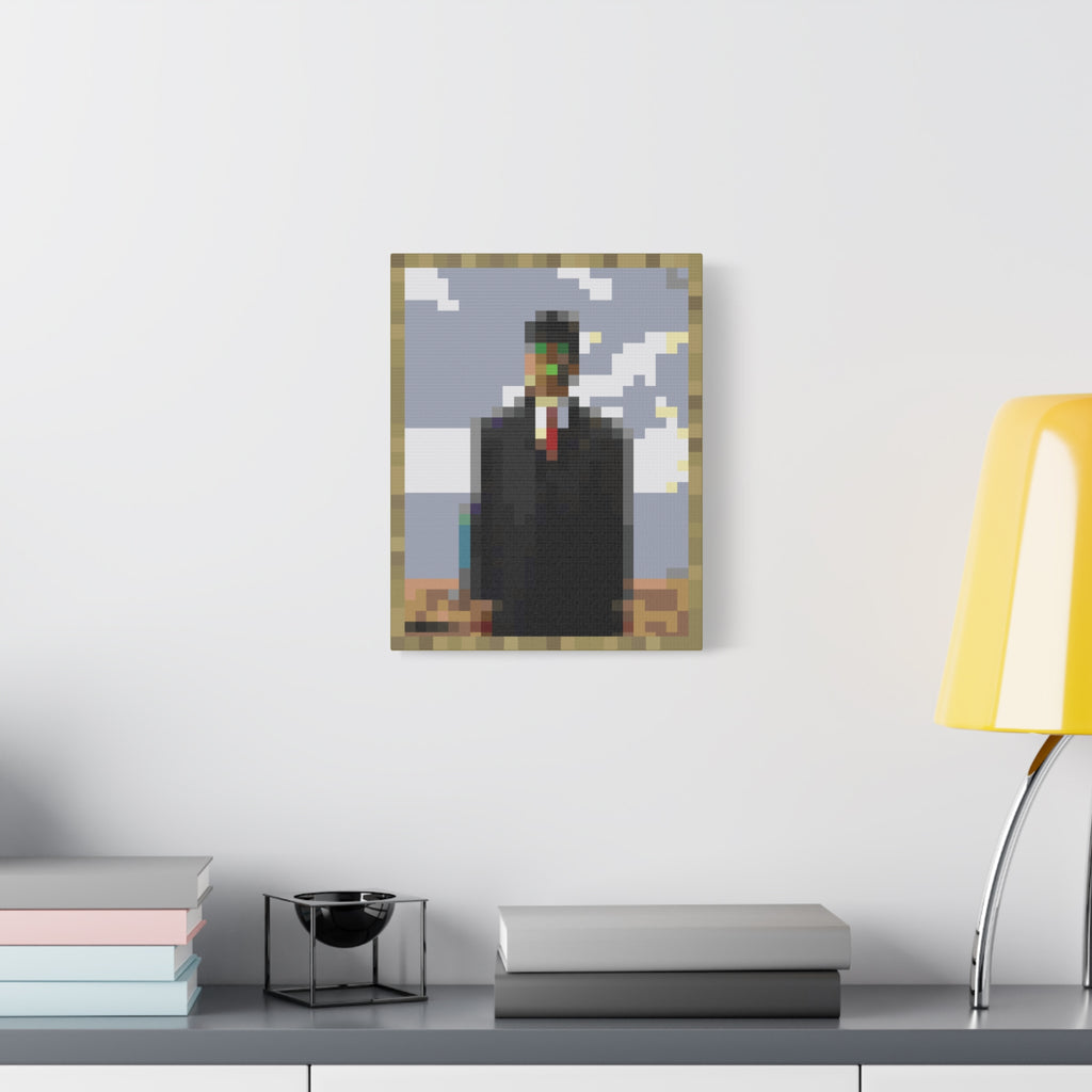 The Son of Man Pixel-Style Matte Canvas Print