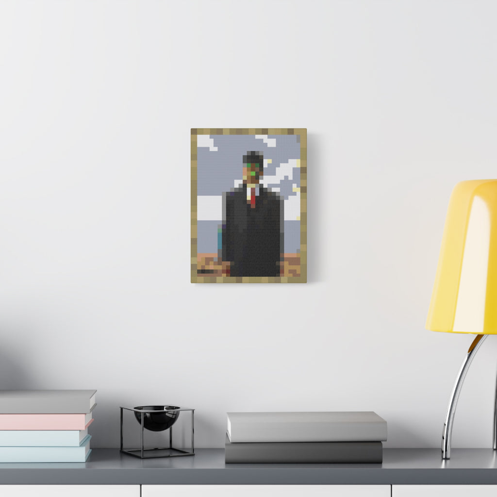 The Son of Man Pixel-Style Matte Canvas Print