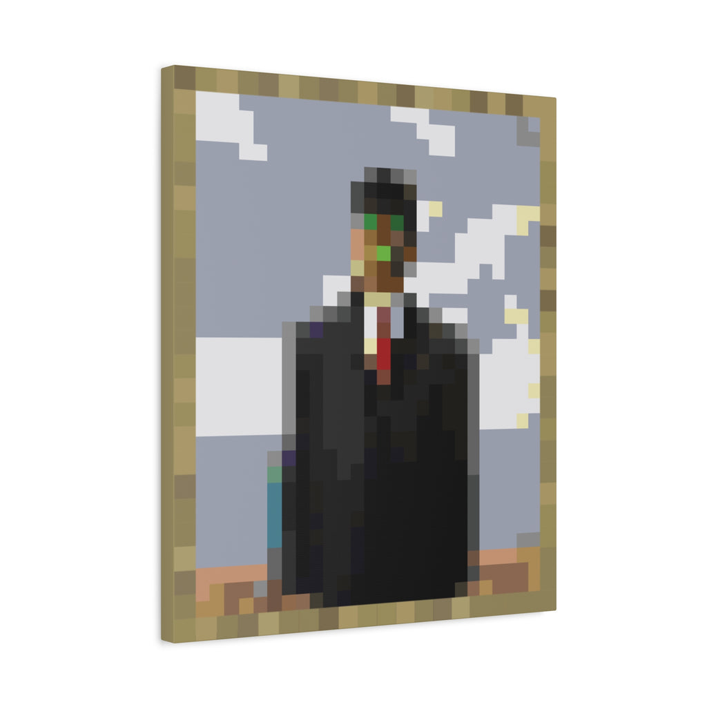 The Son of Man Pixel-Style Matte Canvas Print