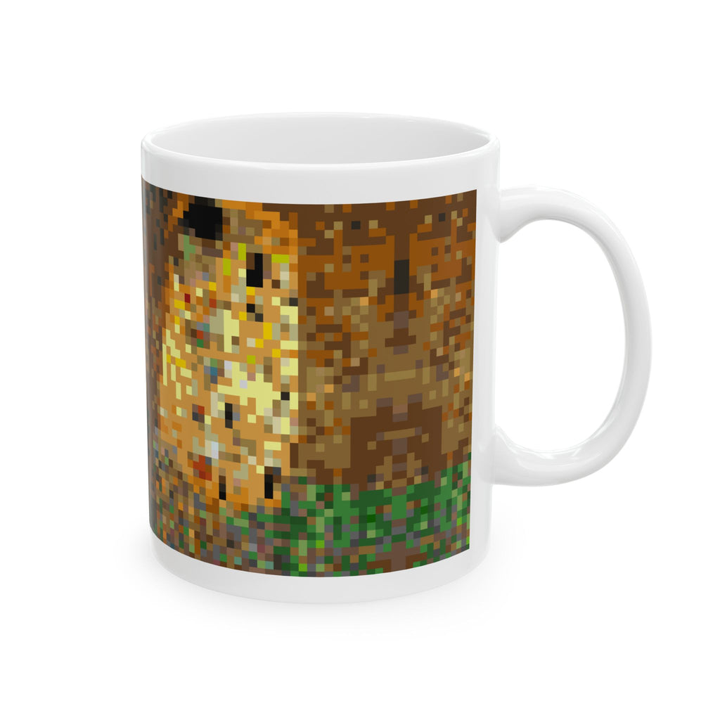 The Kiss Pixel-Style Ceramic Mug (11oz/15oz)
