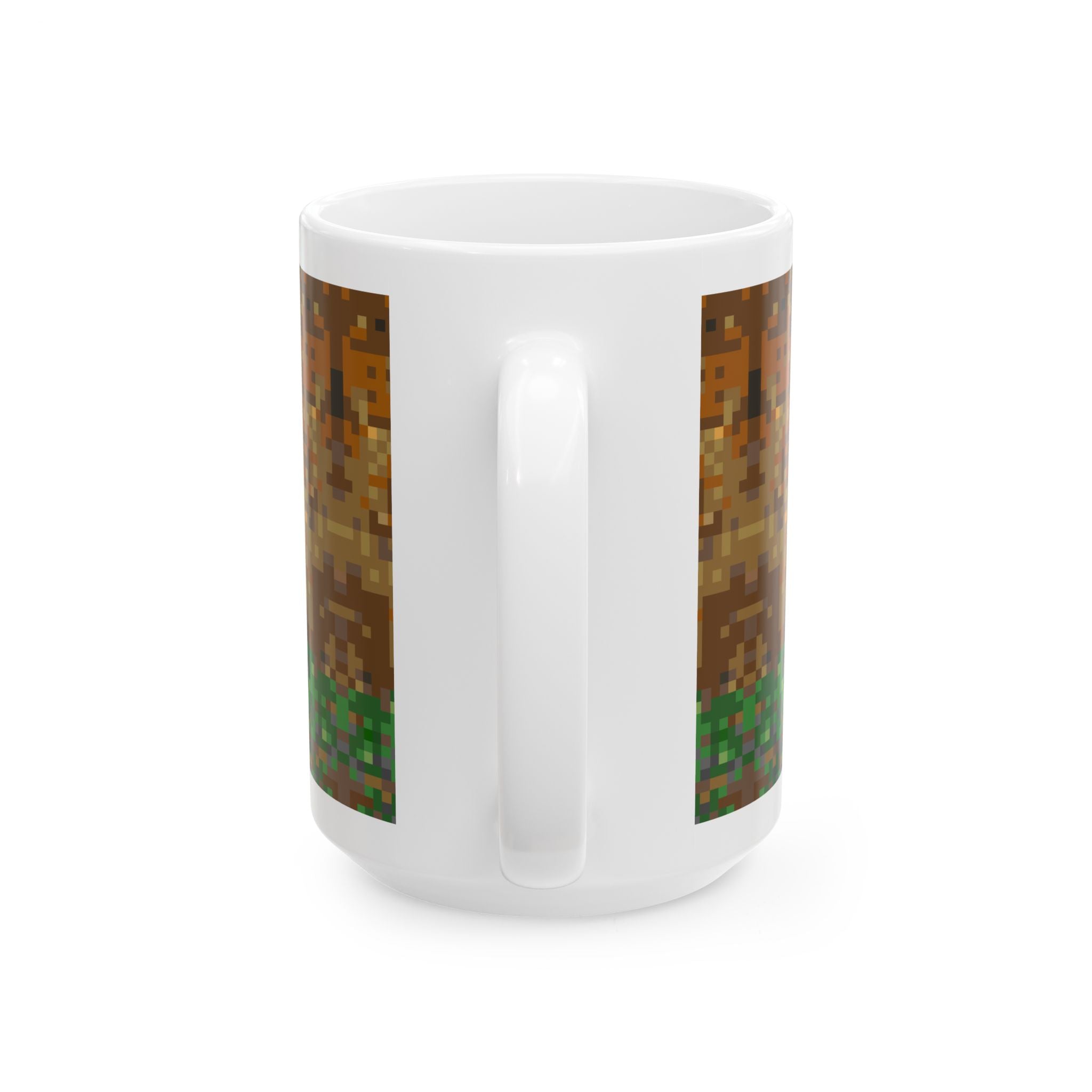 The Kiss Pixel-Style Ceramic Mug (11oz/15oz)