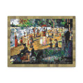 Sunday Afternoon on the Island Pixel-Style Matte Canvas Print