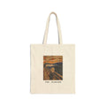 The Scream Pixel Art Tote Bag — Famous Artwork Canvas Tote