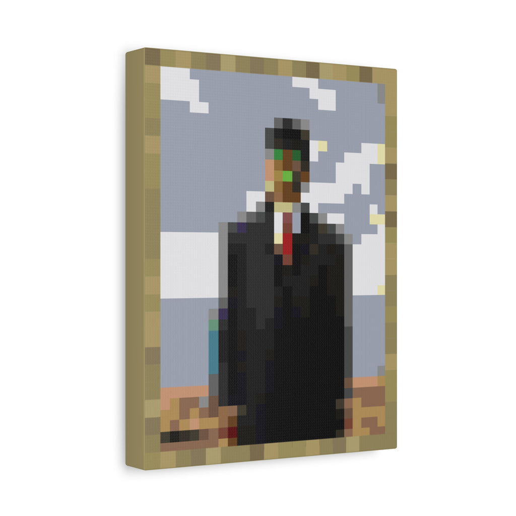The Son of Man Pixel-Style Matte Canvas Print