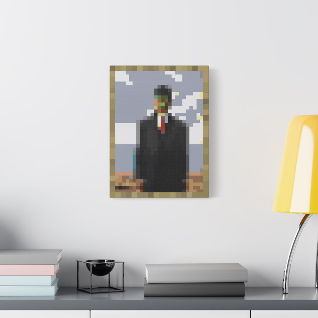 The Son of Man Pixel-Style Matte Canvas Print