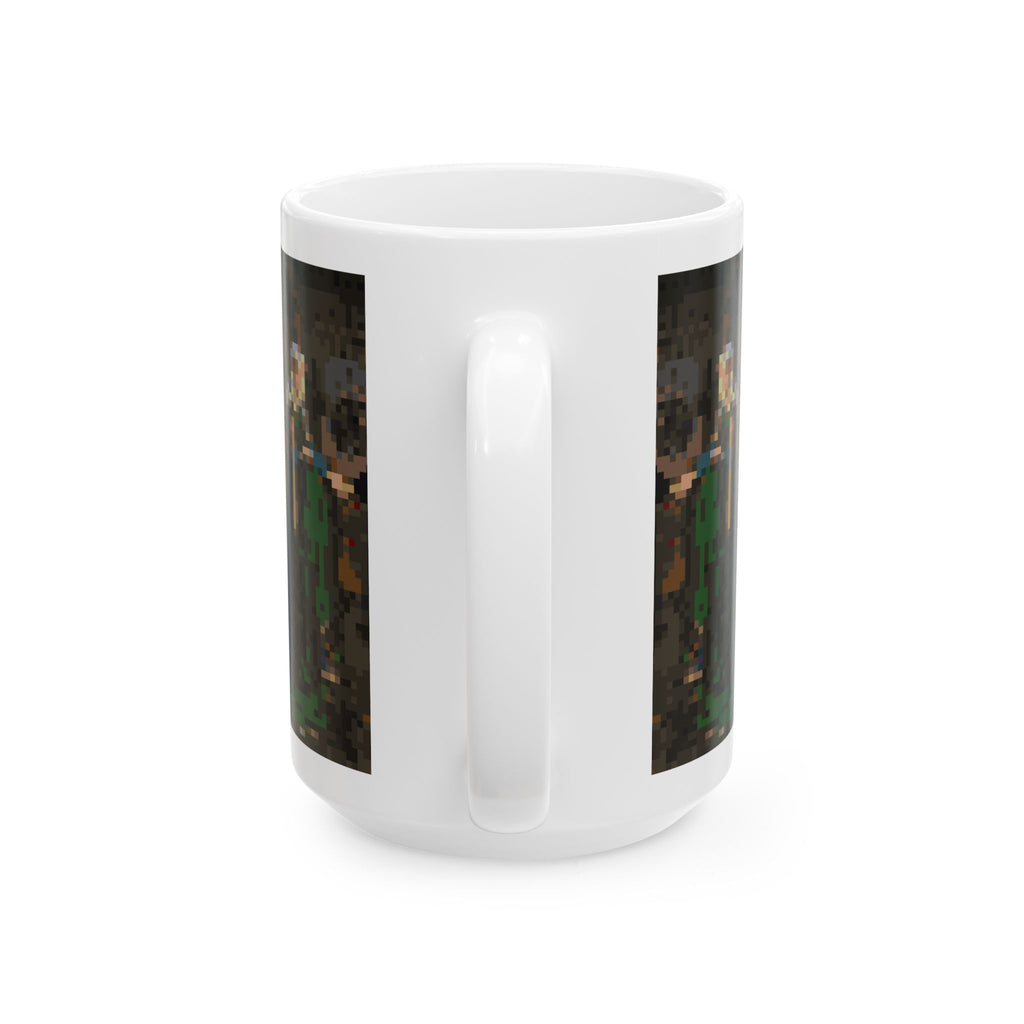 The Arnolfini Portrait Pixel-Style Ceramic Mug (11oz/15oz)
