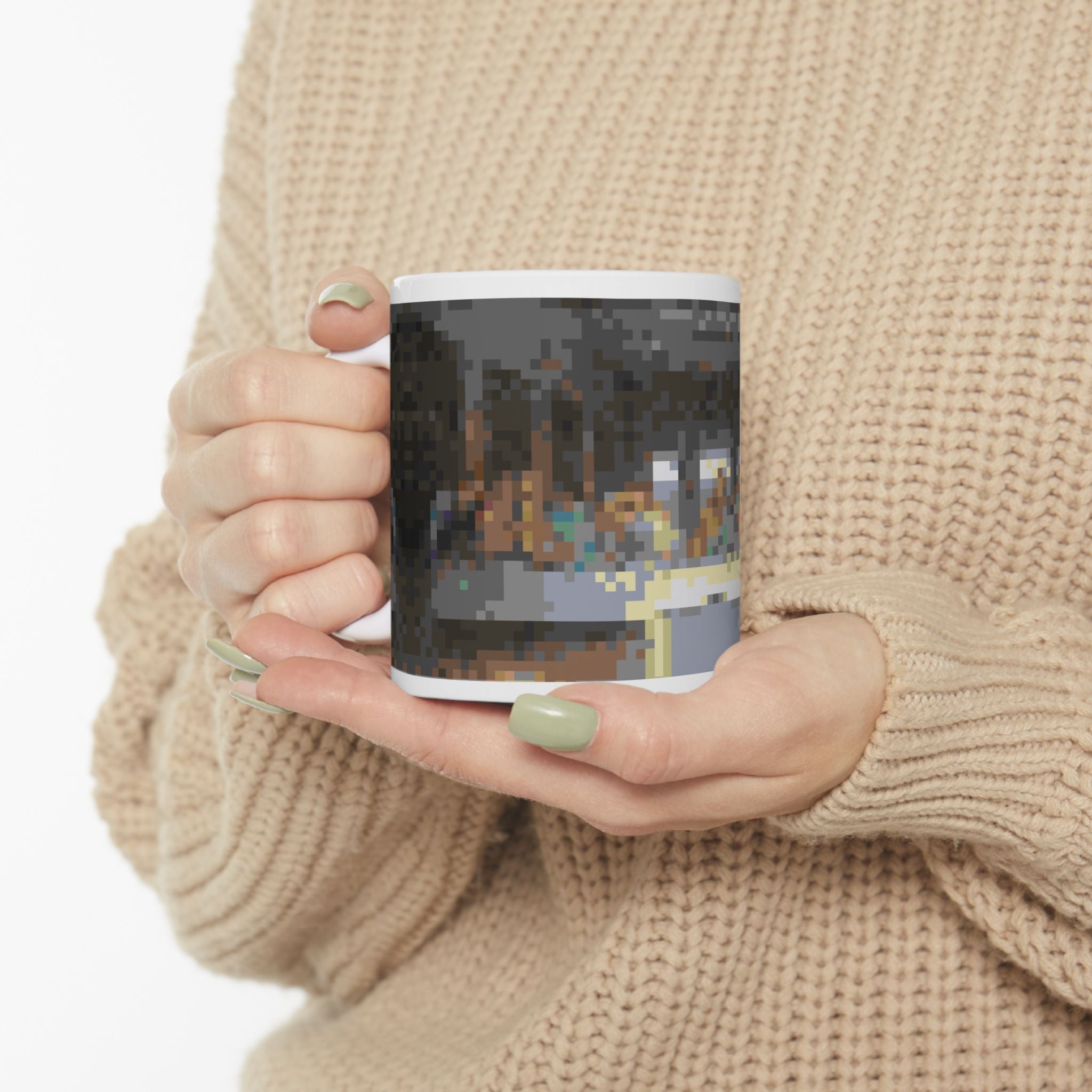 Last Supper Pixel-Style Ceramic Mug (11oz/15oz)