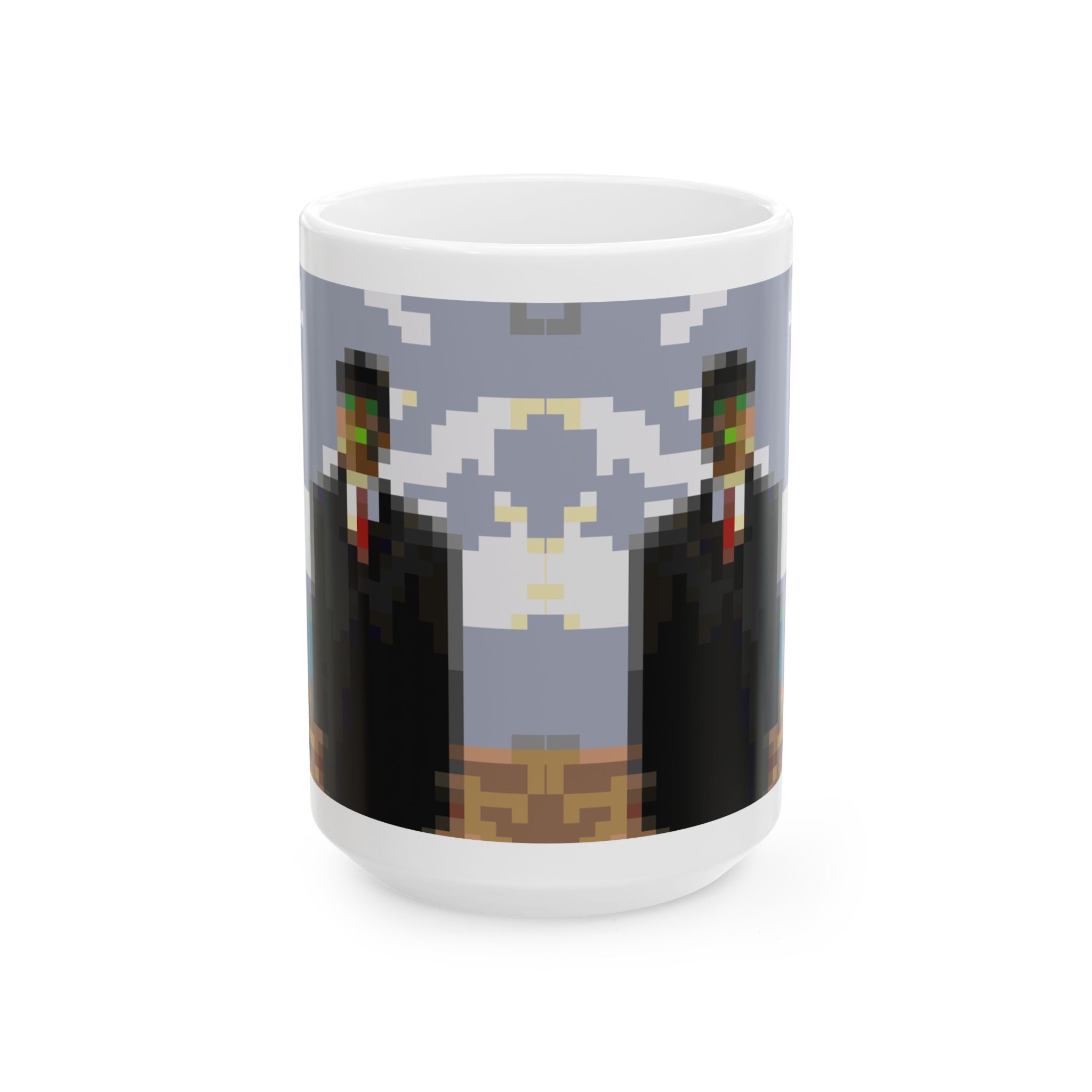 The Son of Man Pixel-Style Ceramic Mug (11oz/15oz)