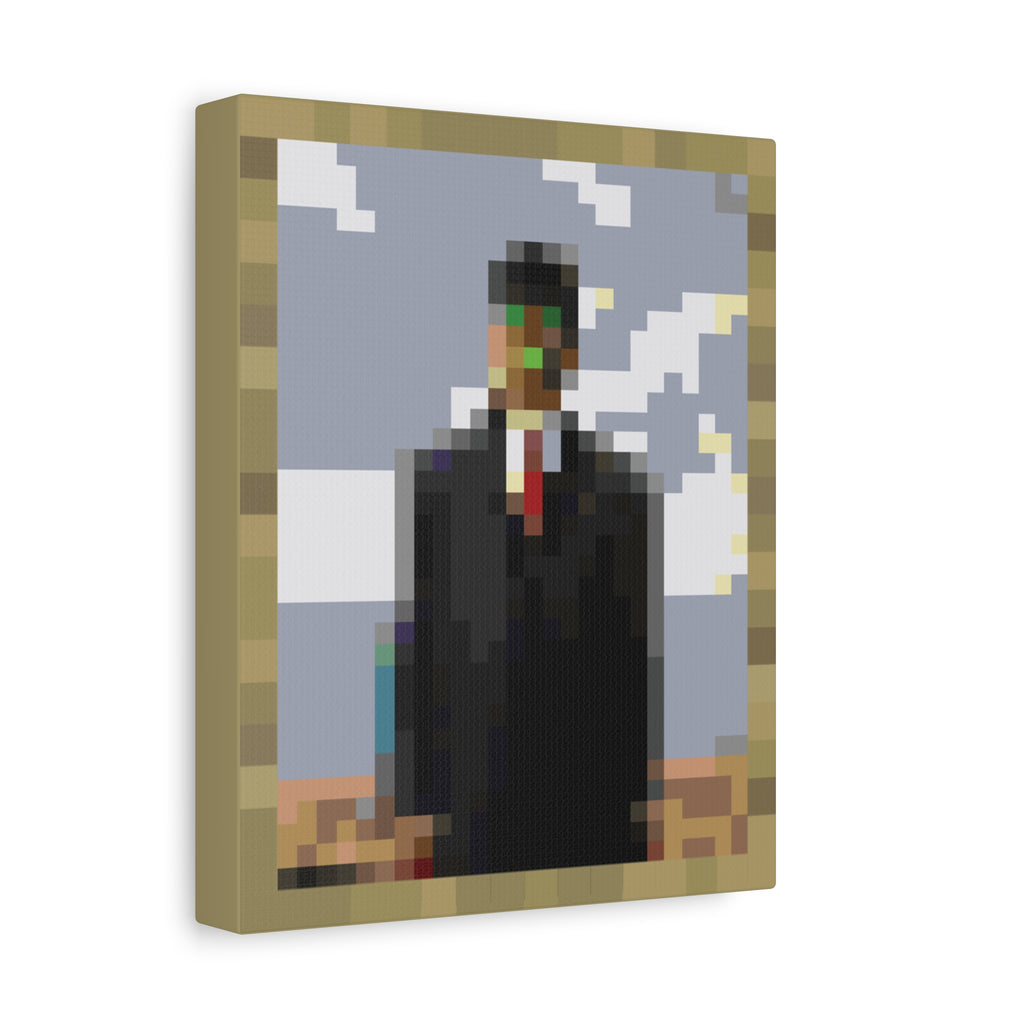 The Son of Man Pixel-Style Matte Canvas Print