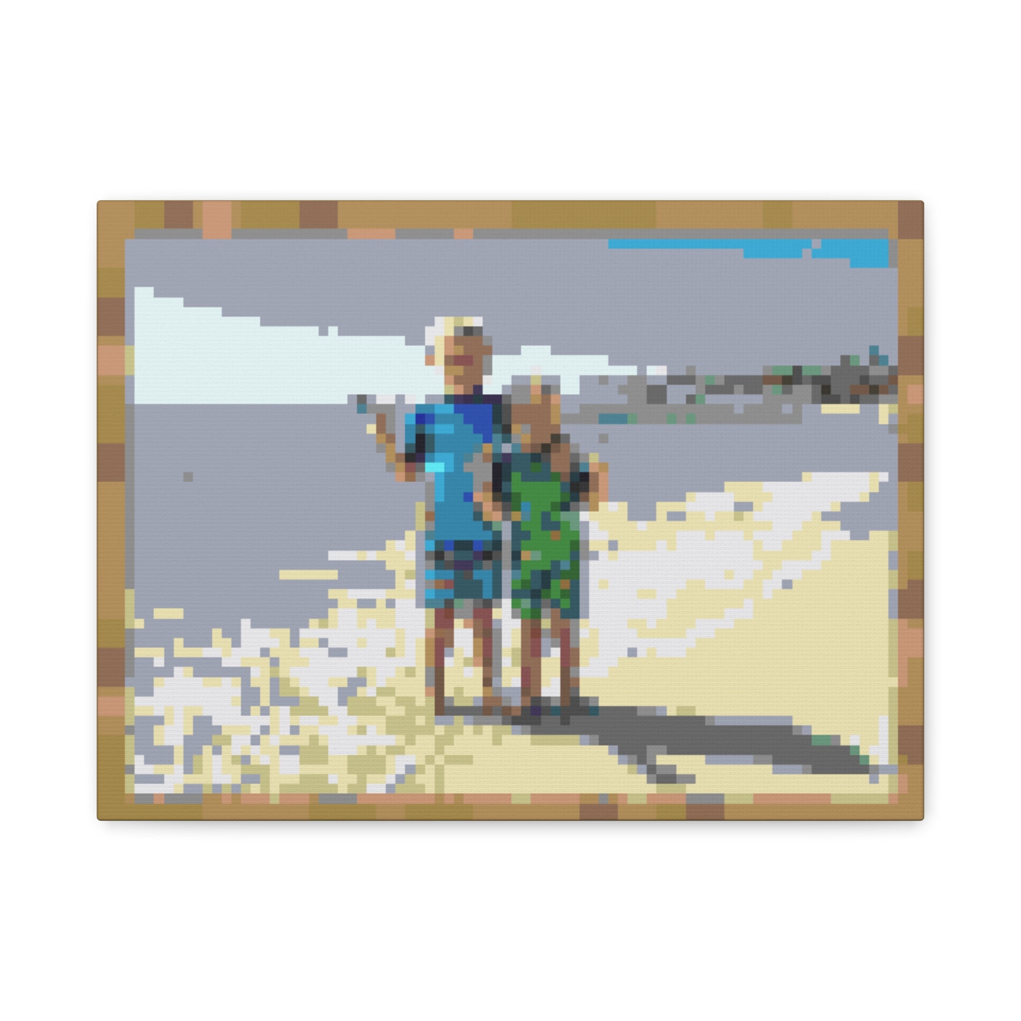 Personalized Pixel-Style Canvas