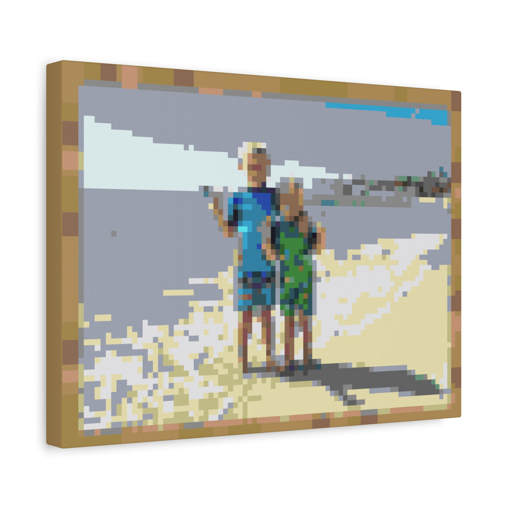 Personalized Pixel-Style Canvas