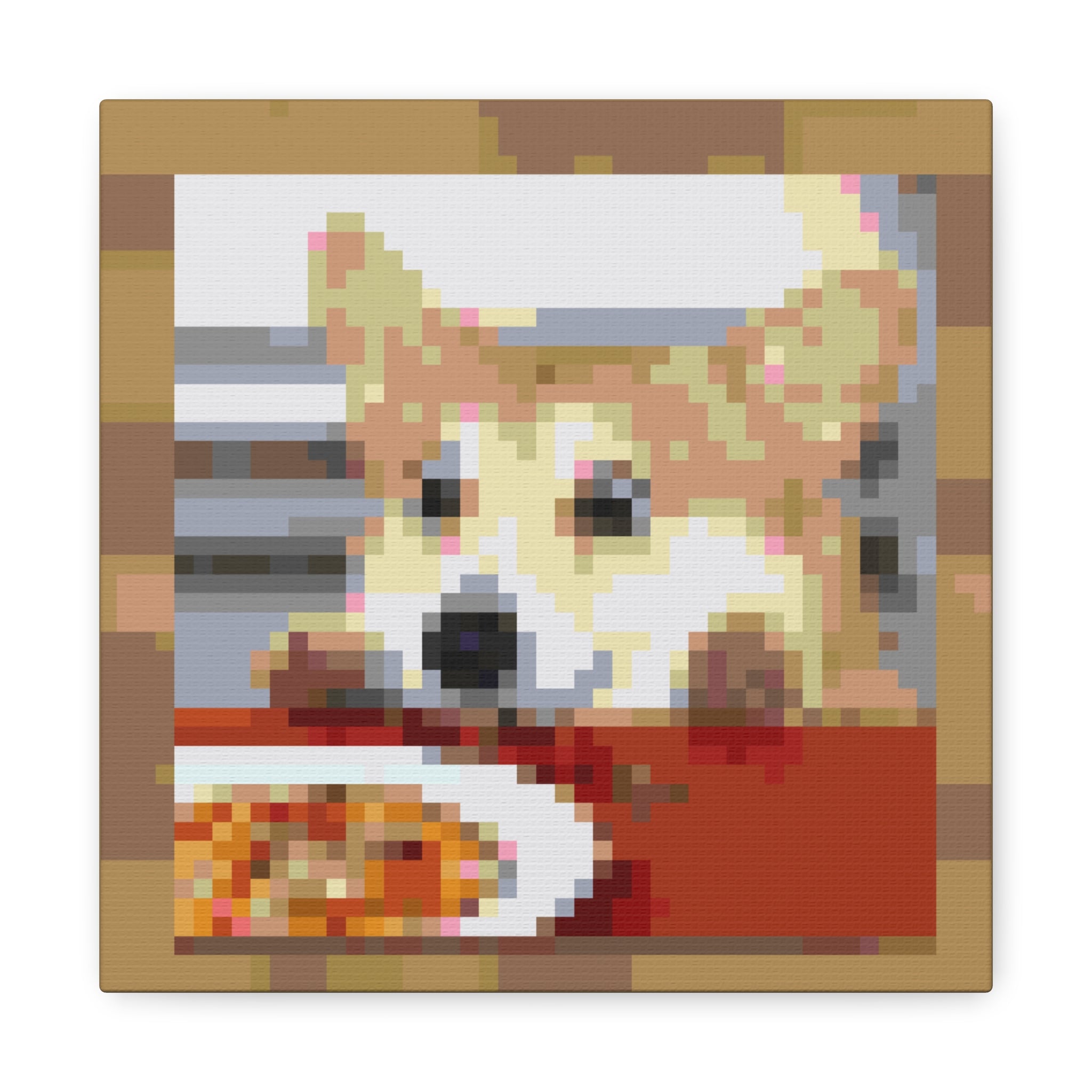 Personalized Pixel-Style Canvas