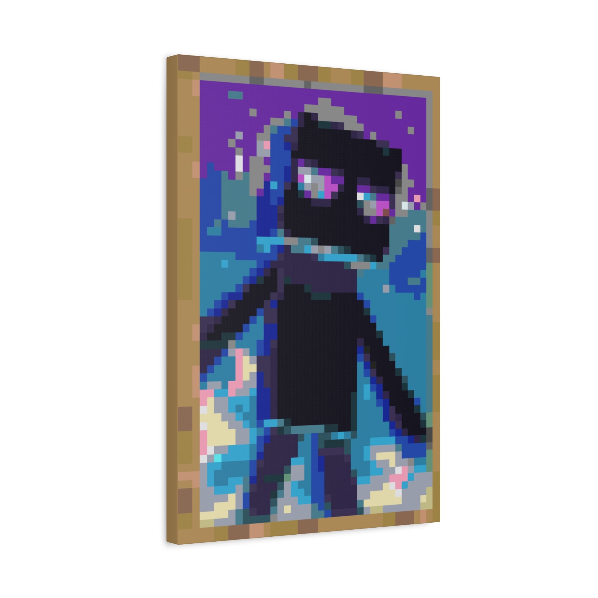 Personalized Pixel-Style Canvas